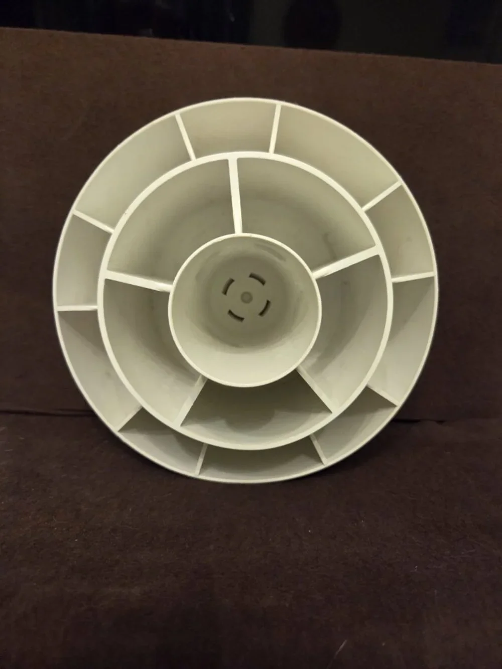 Pampered Chef Tool Turn About White Utensil Caddy Holder #2170